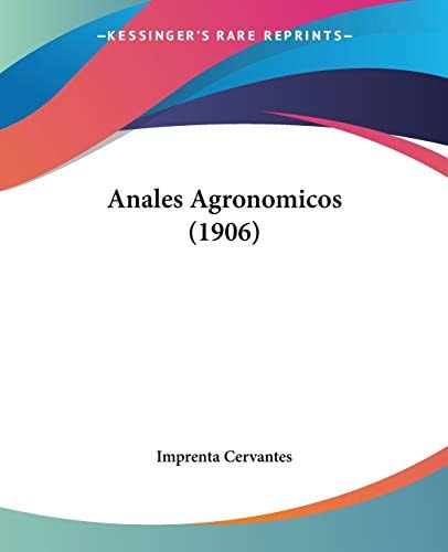 Anales Agronomicos (1906)