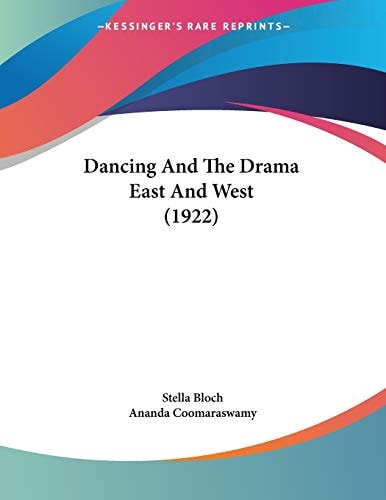 Dancing And The Drama East And West (1922)