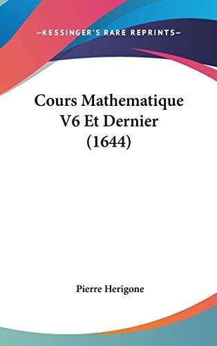 Cours Mathematique V6 Et Dernier