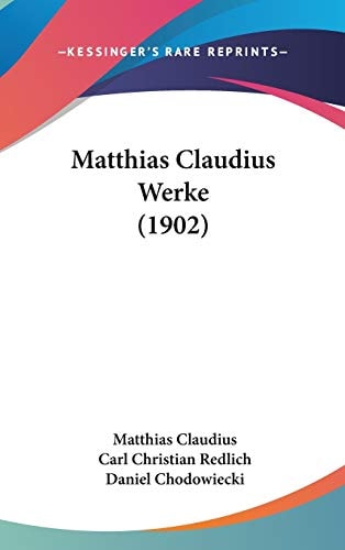 Matthias Claudius Werke (1902)