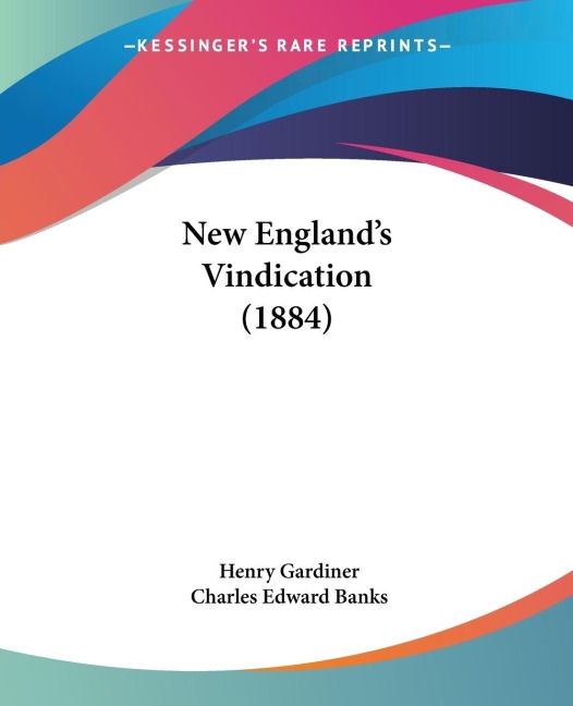 New Englands Vindication (1884)