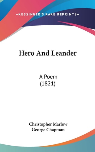 Hero and Leander A Poem (1821)
