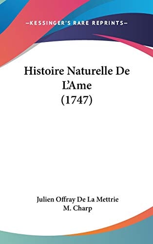 Histoire Naturelle de L'Ame