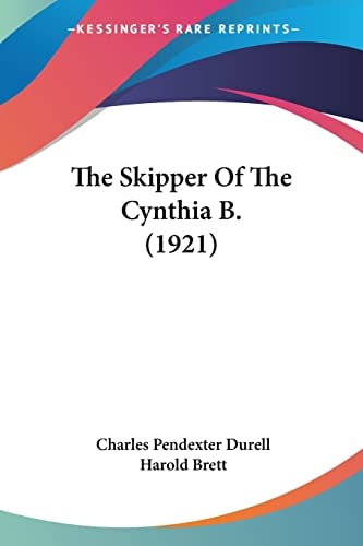 The Skipper Of The Cynthia B. (1921)