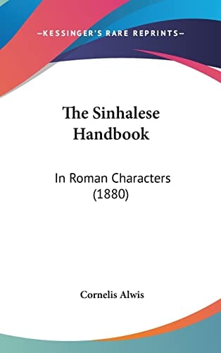 The Sinhalese Handbook In Roman Characters (1880)
