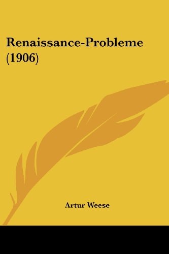 Renaissance-Probleme (1906)