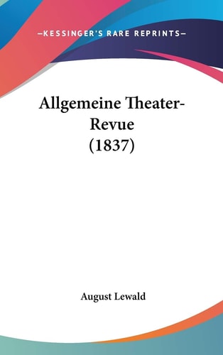 Allgemeine Theater-Revue (1837)