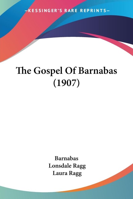 The Gospel Of Barnabas (1907)