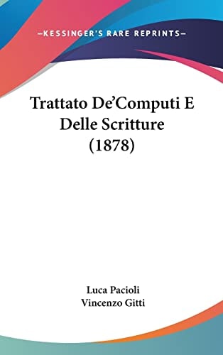 Trattato De'Computi E Delle Scritture (1878)