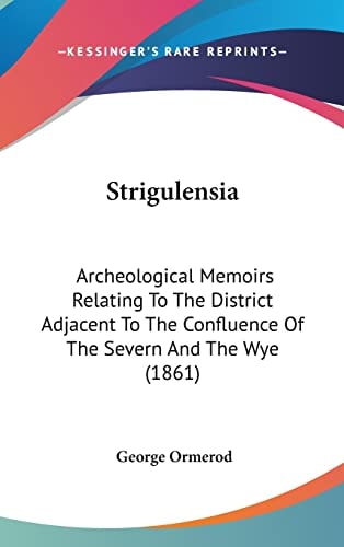 Strigulensia Archeological Memoirs Relating To The District Adjacent To The Confluence Of The Severn And The Wye (1861)