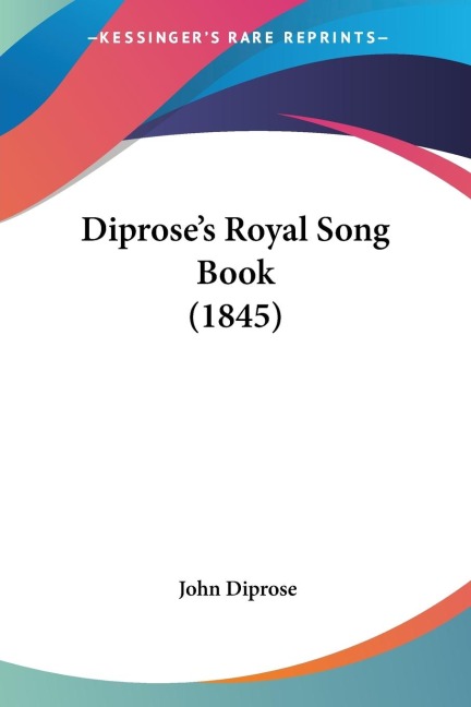 Diproses Royal Song Book (1845)