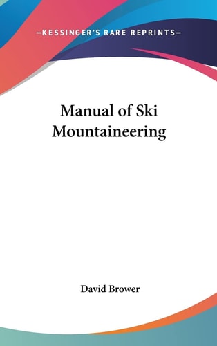 Manual of Ski Mountaineering