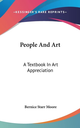 People And Art A Textbook In Art Appreciation