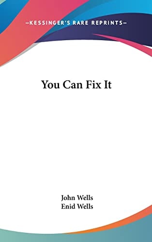 You Can Fix It