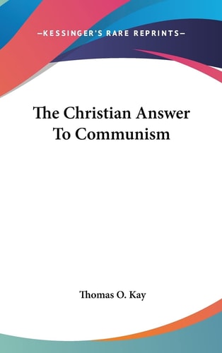 The Christian Answer to Communism