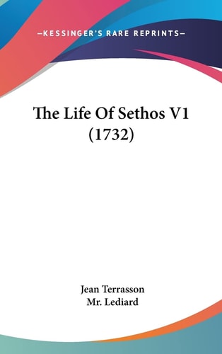 The Life Of Sethos V1 (1732)