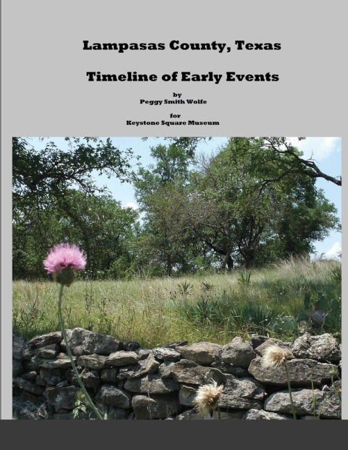 Lampasas County, Texas: Timeline of Early Events