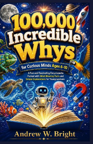 100,000 Incredible Whys  for Curious Minds Ages 6-10: A Fun and Fascinating Encyclopedia Packed with Mind-Blowing Facts and Simple Explanations for Young Learners