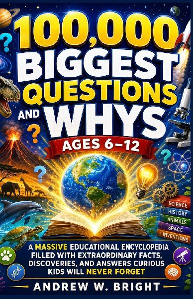 100,000 Biggest Questions  and Whys Ages 6-12: A Massive Educational Encyclopedia Filled with Extraordinary Facts, Discoveries, and Answers Curious Kids Will Never Forget