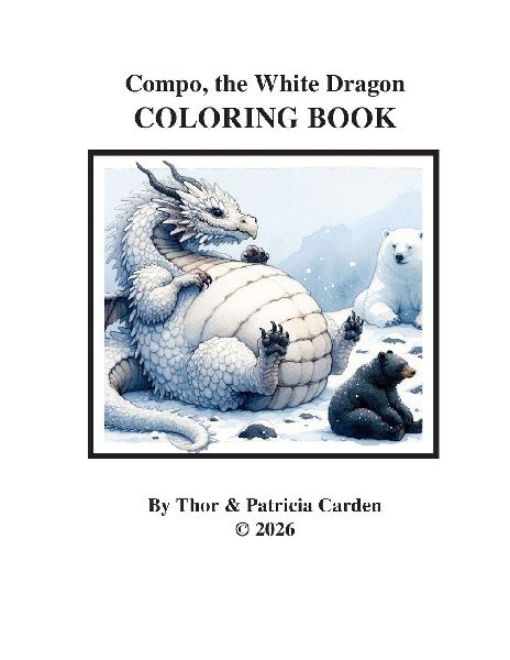 Compo, the White Dragon Companion Coloring Book