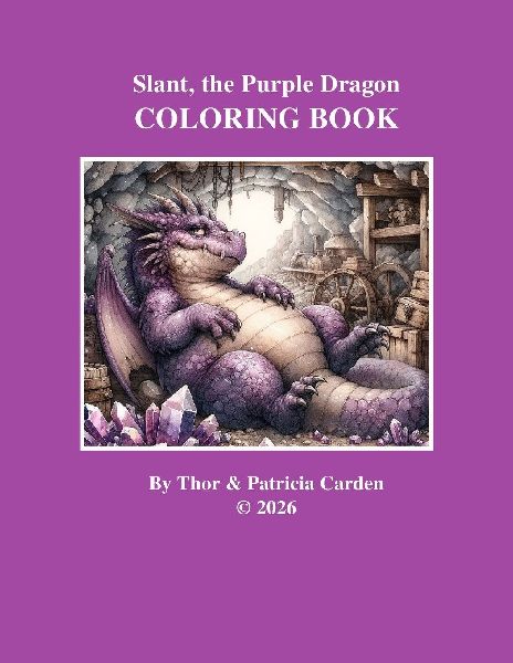 Slant, the Purple Dragon Companion Coloring Book
