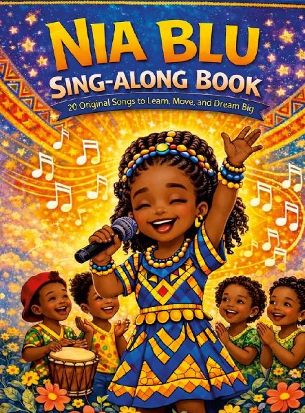 The Nia Blu Sing-Along Book: 20 Original Songs to Learn, Move, and Dream Big