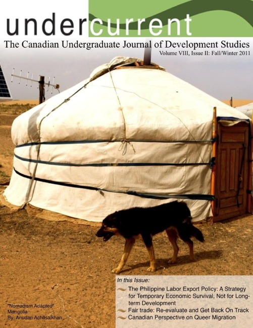Undercurrent Journal: Vol. 8, Issue 2 (Fall/Winter 2011) [Color]
