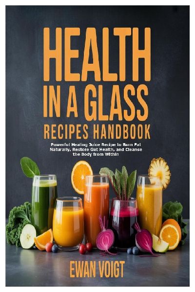 Health in a Glass Recipes Handbook: Powerful Healing Juice Recipe to Burn Fat Naturally, Restore Gut Health, and Cleanse the Body from Within