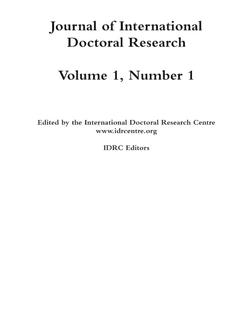 JIDR Vol 1 Number 1