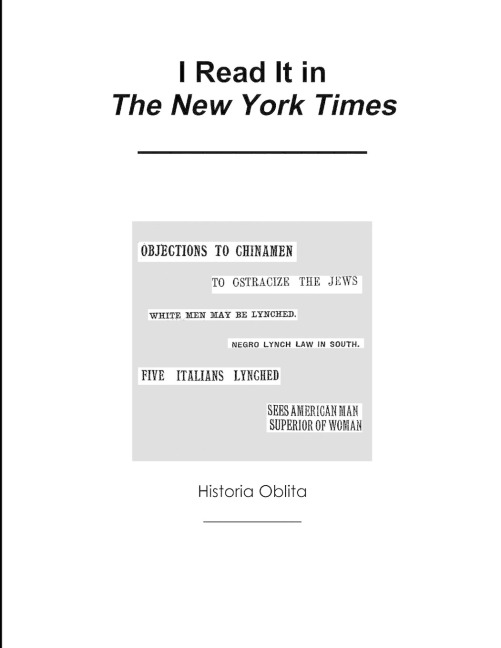 I Read It in The New York Times