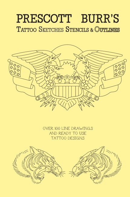 Prescott Burrs Tattoo Sketches Stencils and Outlines