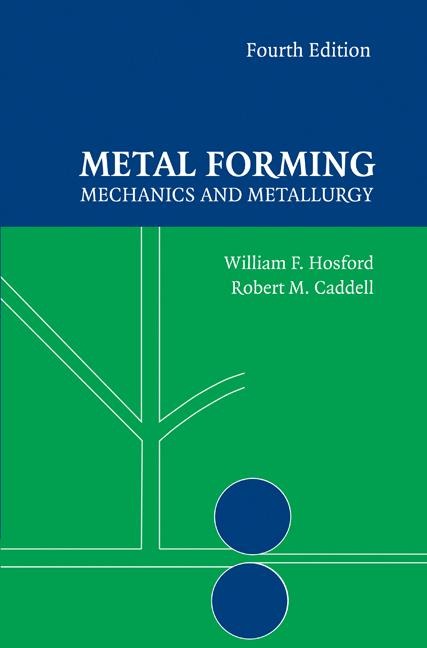 Metal Forming: Mechanics and Metallurgy
