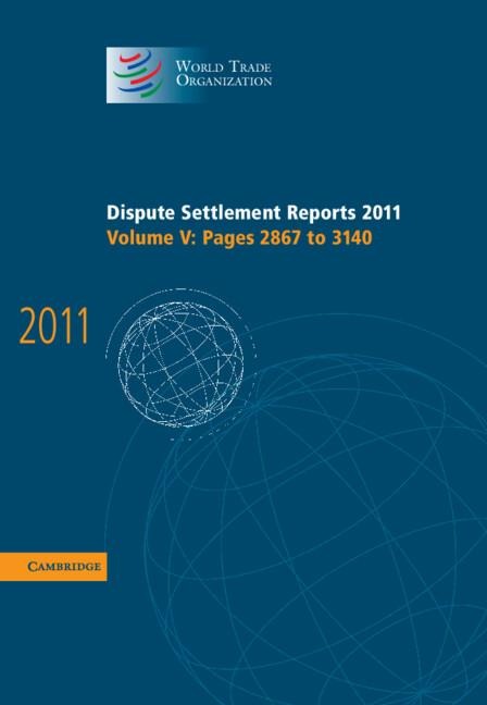 Dispute Settlement Reports 2011