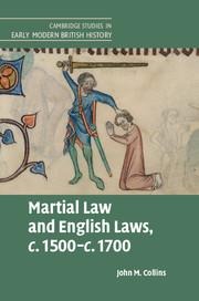 Martial Law and English Laws, C.1500-C.1700