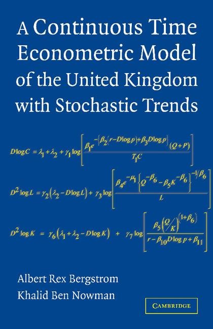 A Continuous Time Econometric Model of the United Kingdom with Stochastic Trends