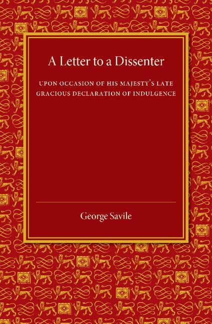 Letter to a Dissenter