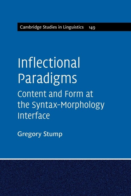 Inflectional Paradigms
