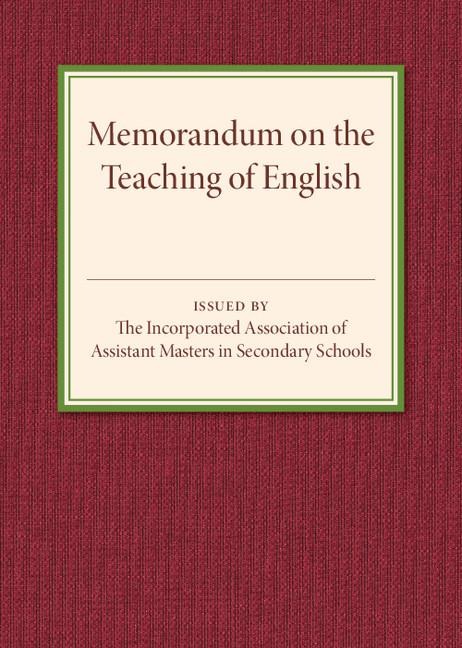 Memorandum on the Teaching of English
