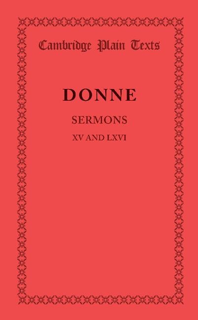 Sermons XV and LXVI