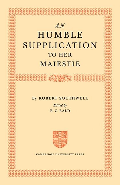 An Humble Supplication to Her Maiestie