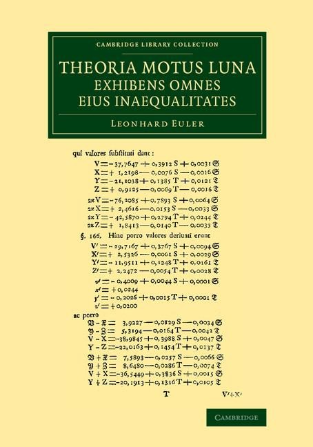 Theoria Motus Lunae Exhibens Omnes Eius Inaequalitates: In Additamento Hoc Idem Argumentum Aliter Tractatur Simulque Ostenditur Quemadmodum Motus Luna