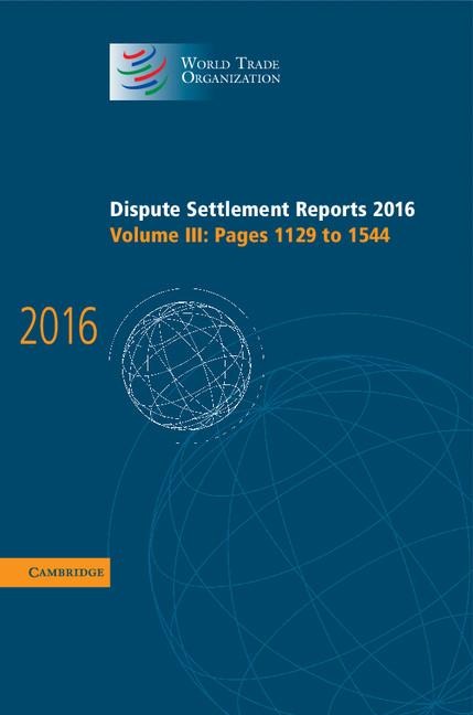 Dispute Settlement Reports 2016