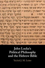 John Locke's Political Philosophy and the Hebrew Bible