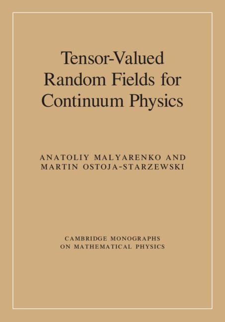 Tensor-Valued Random Fields for Continuum Physics