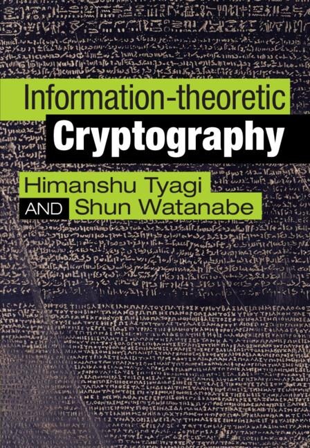 Information-Theoretic Cryptography