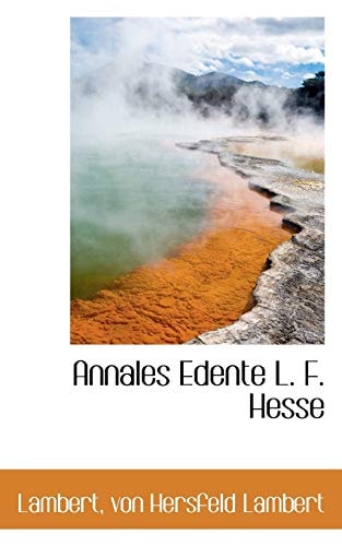 Annales Edente L. F. Hesse