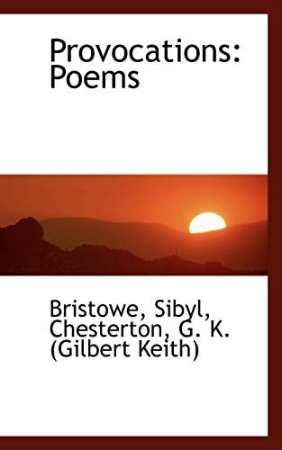 Provocations: Poems