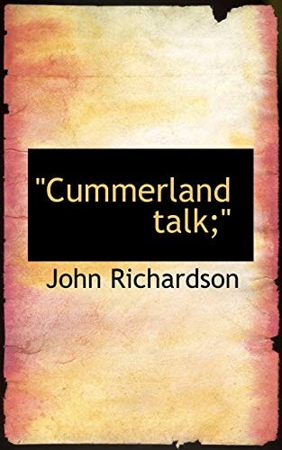 Cummerland talk;"