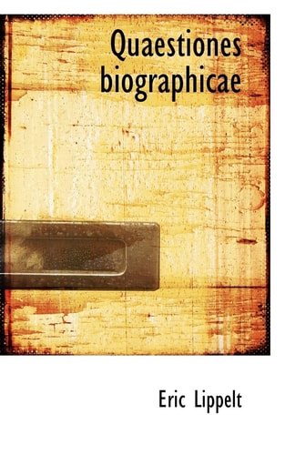 Quaestiones biographicae