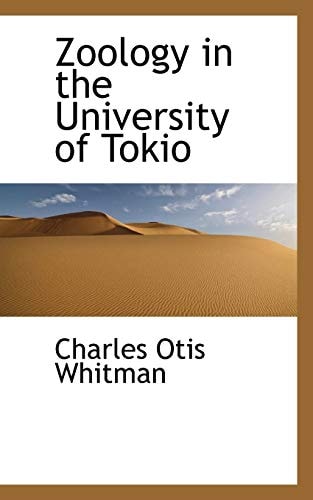 Zoology in the University of Tokio
